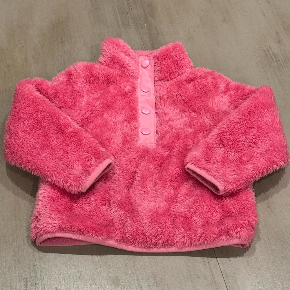 Wonder Nation Pink Fluffy Sweater- size 3T